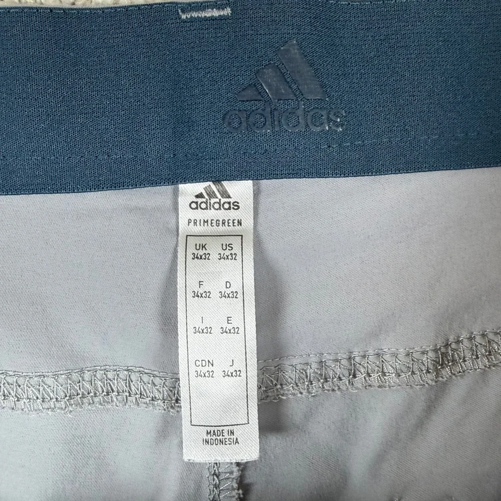 Adidas 365 Mens 34x32 (Actual 34x30) Gray Go-To 5 Pocket Tapered Fit Golf Pants
